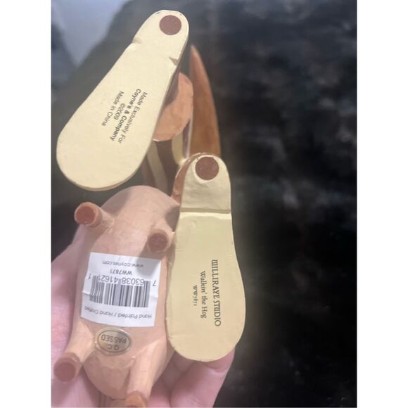 WILLIRAYE STUDIO "WALKING THE HOG" - UNCLE SAM, WALKING A PIG 10" patriotic - Picture 10 of 10